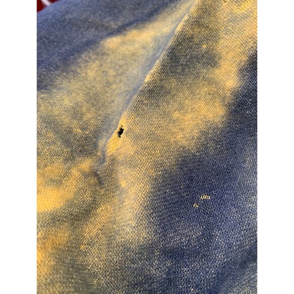 Tie-Dye Wool Rug Hooking Fabric 32" X 54" Yellow & Green - Picture 5 of 6